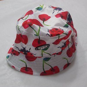 Petals & Peacocks Lady Bug & Cherry sun hat